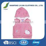 New Genuine Polar Fleece Jacket Warm Winter Fashion Cute Coat Baby Girls With Hooded thumbnail-1
