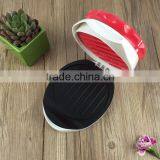 Innovative Cookie Non Stick Silicone Hamburger Patty Maker Pork High Performance Hamburger Freezer Container for Handle Press thumbnail-1