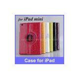 Good Quality 360 Rotating Crocodile Embossed PU Leather Stand Case Cover for Apple New IPad Mini PC thumbnail-1