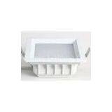Square 12w Dimmable Led Downlights 960 Lumen For Bank Lighting