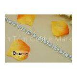 Sparkling Bling Rhinestone Chain For Boot , Decorative Beaded Trim