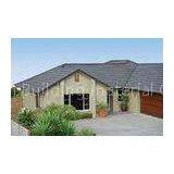 Waterproof Arc Stone Chip Coated Steel Building Roof Tiles / European Roof Tile thumbnail-1