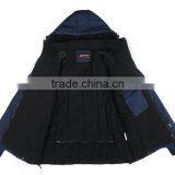 Polyester Padded Men's Winter Warm Waterproof Softshell Jacket Uniform thumbnail-3