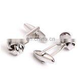 Make High End Polished Metal Knot Button Bulk Cufflinks thumbnail-3
