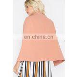 Cropped Cape Blazer Lady Price Kurti With Jacket Designs thumbnail-3