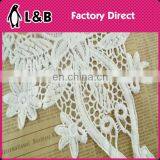 New Design Embroidery Neckline Milk Silk Applique Collar thumbnail-1