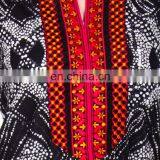 Embroidered Black Color White Dot Print Beautiful Lady Kurti Manufacturer India thumbnail-4