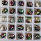 DZ-3119 Pointed Sew on Rivoli Glass Buttons for Clothing thumbnail-4