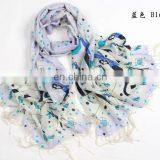 Women's Scarf 100% Wool Pashmina Cashmere Shawl/Wrap Floral Scarves Shawls