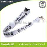 2017 Latest Cheap Custom Lanyards / White Polyester Lanyard , Nylon Landyard