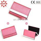 Pink Color Leather Name Cardcase thumbnail-2