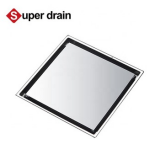 stainless steel strainer China factory manufacturer grate concrete  bathroom insert tiles square shower floor drain