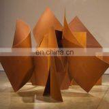 Rusty corten / weathering steel kinetic aculpture and statues outdoor