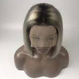 Handmade Full Lace Wig 100% Natural Human Hair Ombre Color thumbnail-3