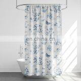 Polyester Digital Printing Blue Flower Shower Curtain For Girl thumbnail-6
