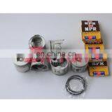 6BG1TC 6BG1-TC 6BG1T 6BG1 Piston Kit With Piston Ring Set thumbnail-1