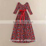 New Style Elegant Embroidered Dress Ladies Smart Casual Dress For Girls thumbnail-3