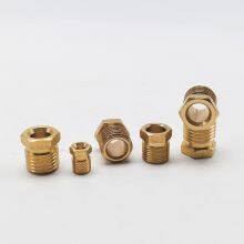Brass Pipe Fittings Double Male Threaded Joint Hexagonal Pipe Fittings thumbnail-3