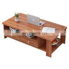 Modern Nordic Home Furniture Living Room Multi-function Tempered Glass Coffee Tea Table