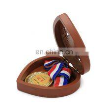 Factory Direct Supply Hot Sell Custom Wood Medal Earring Case Packaging Box for Medals Wooden Medal Box thumbnail-3