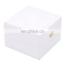 Custom logo LED bowknot   White jewellery pendent case elegant packaging custom jewelry  pendent box