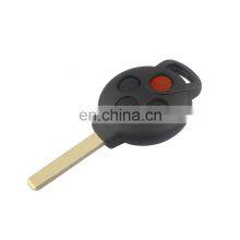 3+1 Buttons Remote Smart Car Key Shell Case Holder For Mercedes Benz Smart Auto Key thumbnail-2