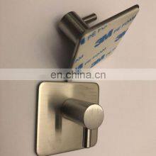 Custom Chromed Stainless Steel Adhesive Hook Permanent or Removable Adhesive Hook thumbnail-5