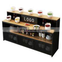 Hot Pot Restaurant Box Hotel Tea Cabinet Condiment Counter For Hot Pot Shop