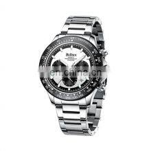 Biden 0247 Gentleman Quartz Wrist Watches Stainless Steel Chronograph Customized Logo Mens Luxury Watch