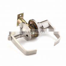 High Quality Factory Price Zinc Alloy Lever Brass Cylinder Cylindrical Handle Door Lock thumbnail-2