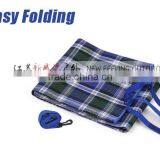 TOOTS Factory Outdoor Foldable Fleece Picnic Blanket With Handle thumbnail-2