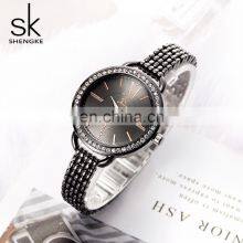 SHENGKE K0089L Light Luxury Feminine Watchs Noctilucous Big Needle Hand Watchs Classic Quartz Bracelet Watch thumbnail-1