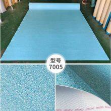 1.6mm Foamed PVC Floor Leather Imitation Tile Water Ground Stone Plastic Floor Leather Cement Floor Straight Spread Pure Gray Floor Leather thumbnail-3