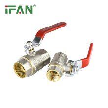 IFAN Factory Price Long Handle Female Threaded Brass Ball Valve Water Valve for Plumbing System