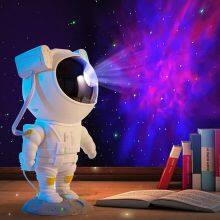 Star Projector Galaxy Night Light Astronaut Space Projector Starry Nebula Ceiling LED Lamp With Timer and Remote For Kids Room thumbnail-2