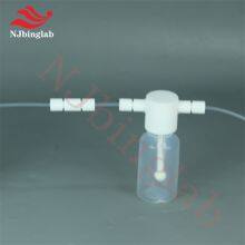 NJbinglab PFA Gas Washing Bottle Same as Brand, 250ml, Low Background thumbnail-2