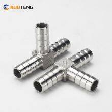 [RUOTENG] High Quality Stainless Steel Hose Barbs 3-Way T-Tee T-Barbs 1/2 Inch Combined Home Brewing Accessories thumbnail-2