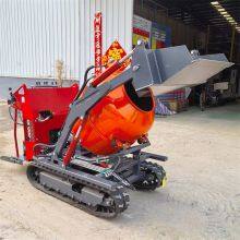 Crawler Type Automatic Feeding 400L Small Concrete Mixer Truck thumbnail-2