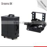 2016 Professional Makeup Cosmetic Case With Lights Mirror thumbnail-1