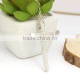Wholesale Jewelry Silver Alloy Men Women Cross Necklace thumbnail-3