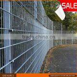 High Quality galvanized powder coated double wire fence, double wire fence, nylofor 2d fence