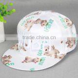 WUBA Embroideried Cute Animal Printed Man Women Flat Sports Caps thumbnail-3