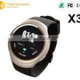 2016 X3 Sim Card Smart Watch 3g Round Smart Watch MTK 6572 Watch the Sim thumbnail-5