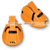 Large Size Senior Goalkeeper Shoes Orange Color thumbnail-1