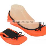 Fashion Brand Designer Ballerina Flats Flowers Shoes Rollable Travel shoes sexy Flat italian party shoes