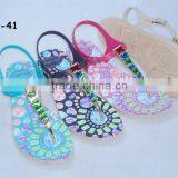 2015 New Design pcu ladies sandals