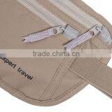 Travel Rfid Blocking Waist Money Belt With Zipper Pocket thumbnail-5