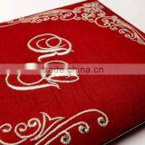 Red Silk Embroidered Folio