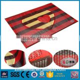 plastic area rugs/commercial entrance mats for outdoor with waterproof carpet mats