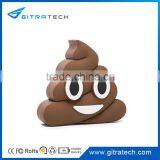 Cute Cartoon Poops Emoji Power Bank 2600mah Battery Portable Phone Battery Charger For All Mobile Phone Quality Choice